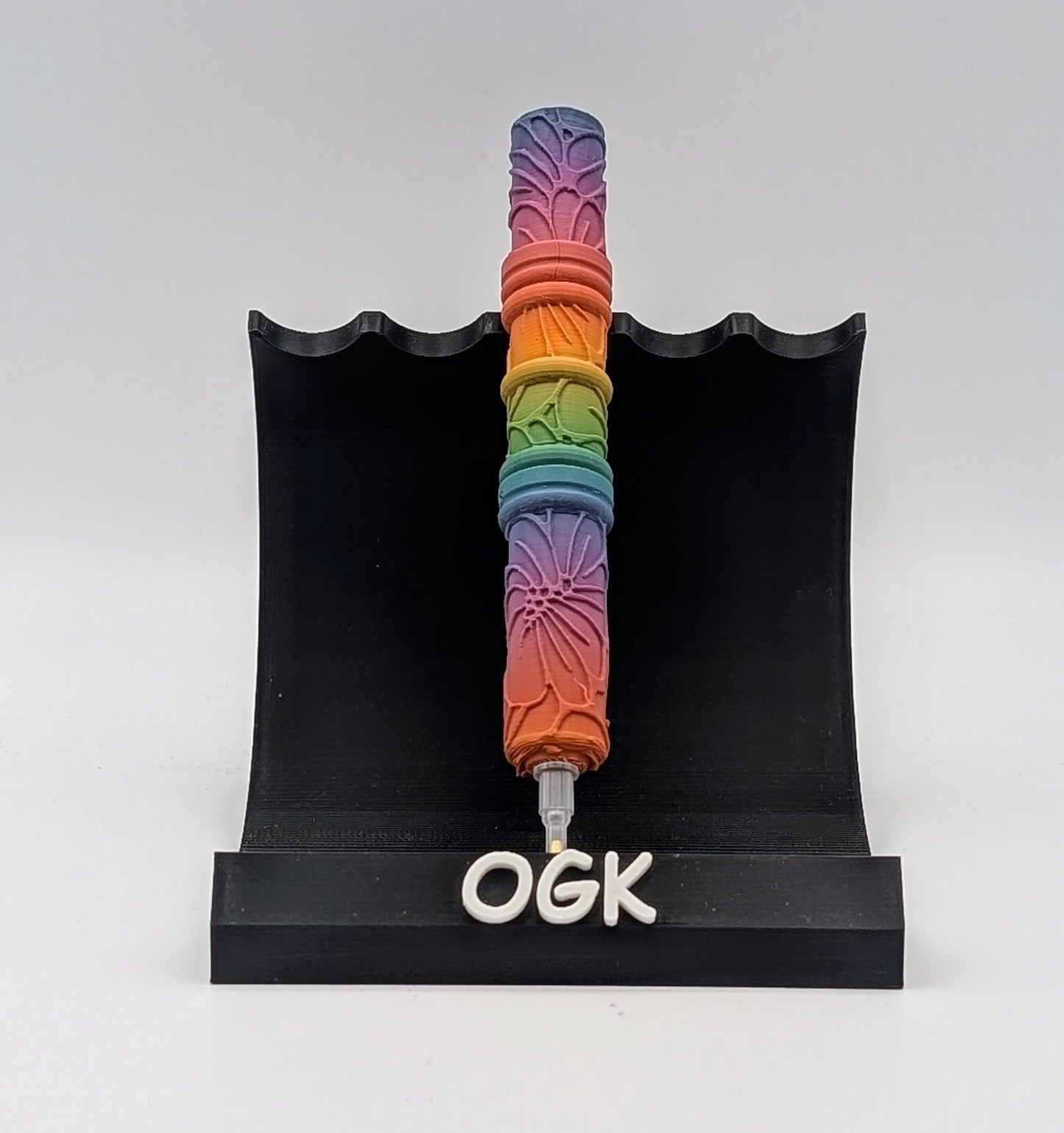 3D Printed Rainbow Flower Pen