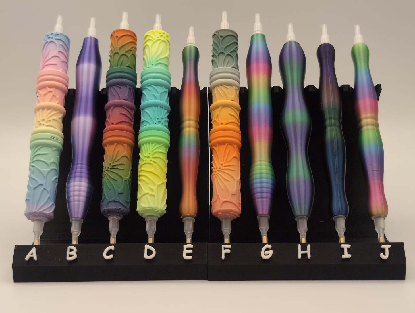 3D Printed Rainbow Diamond Painting E Pens