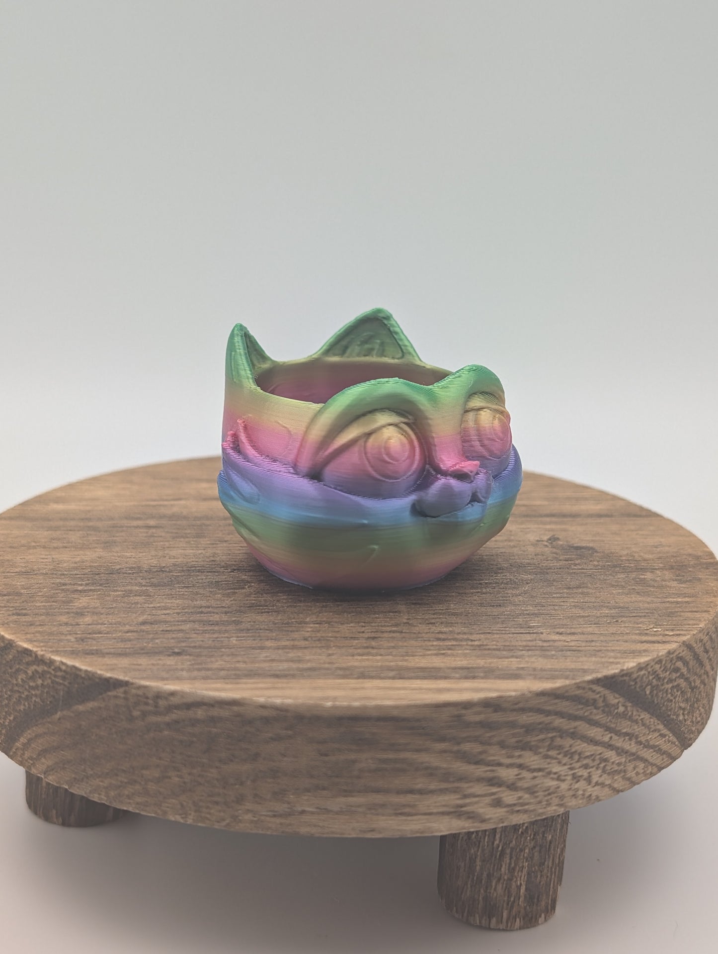 Rainbow Mini Animal Trash Bins