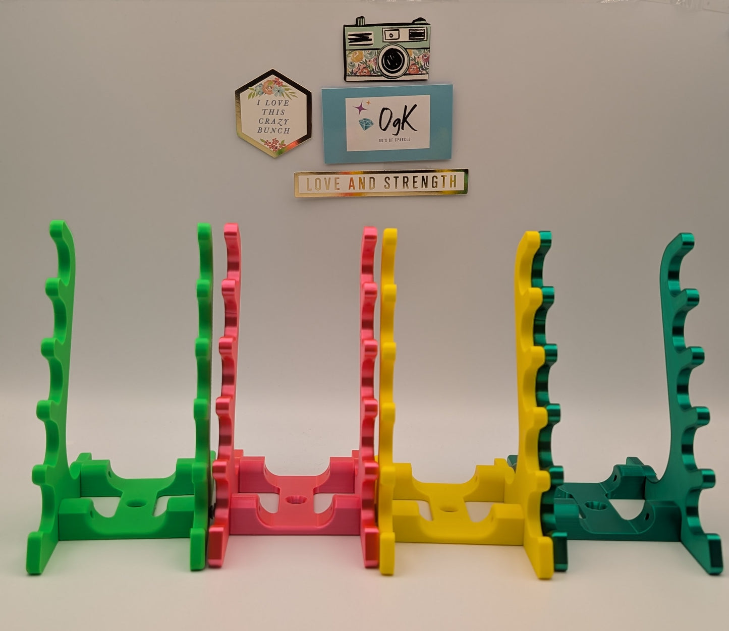 5 Slot Horizontal Diamond Pen Stand