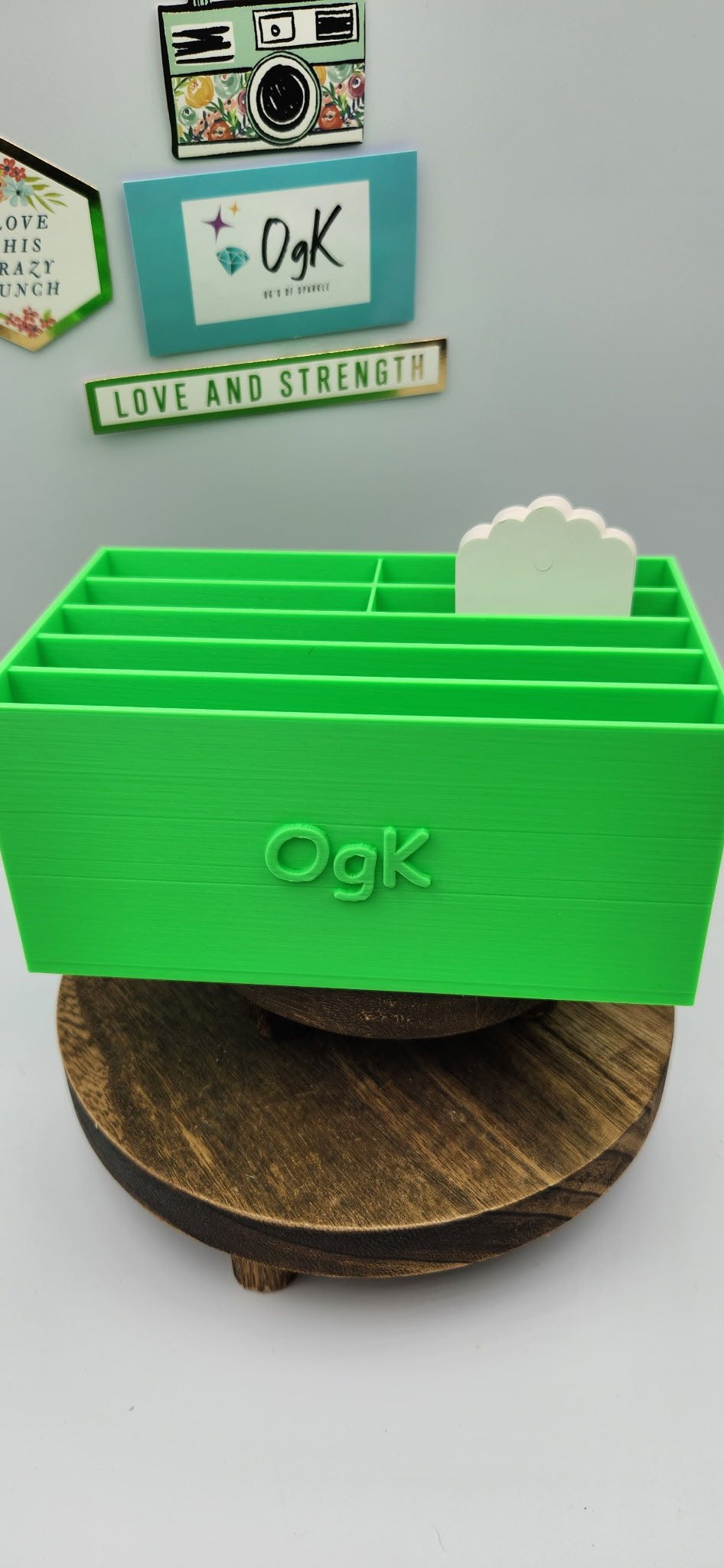 OgK diamond painting tools including release paper and wax holder
