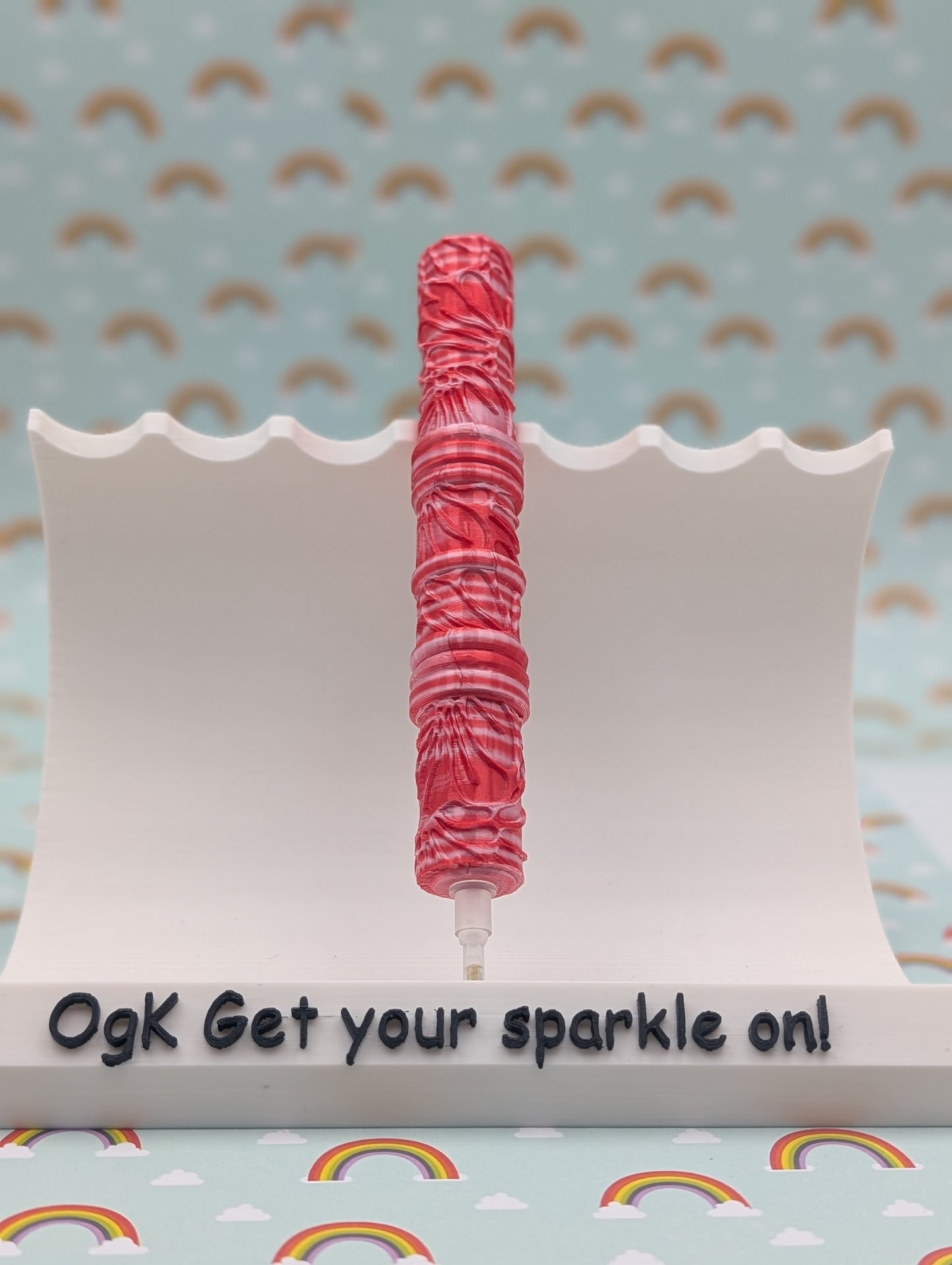 3D Printed Rainbow Flower Pen