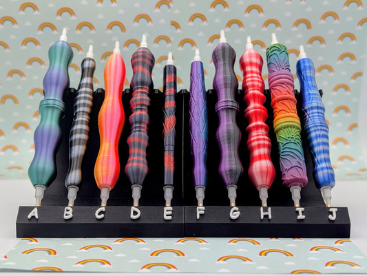 3D Printed Rainbow Diamond Painting E Pens