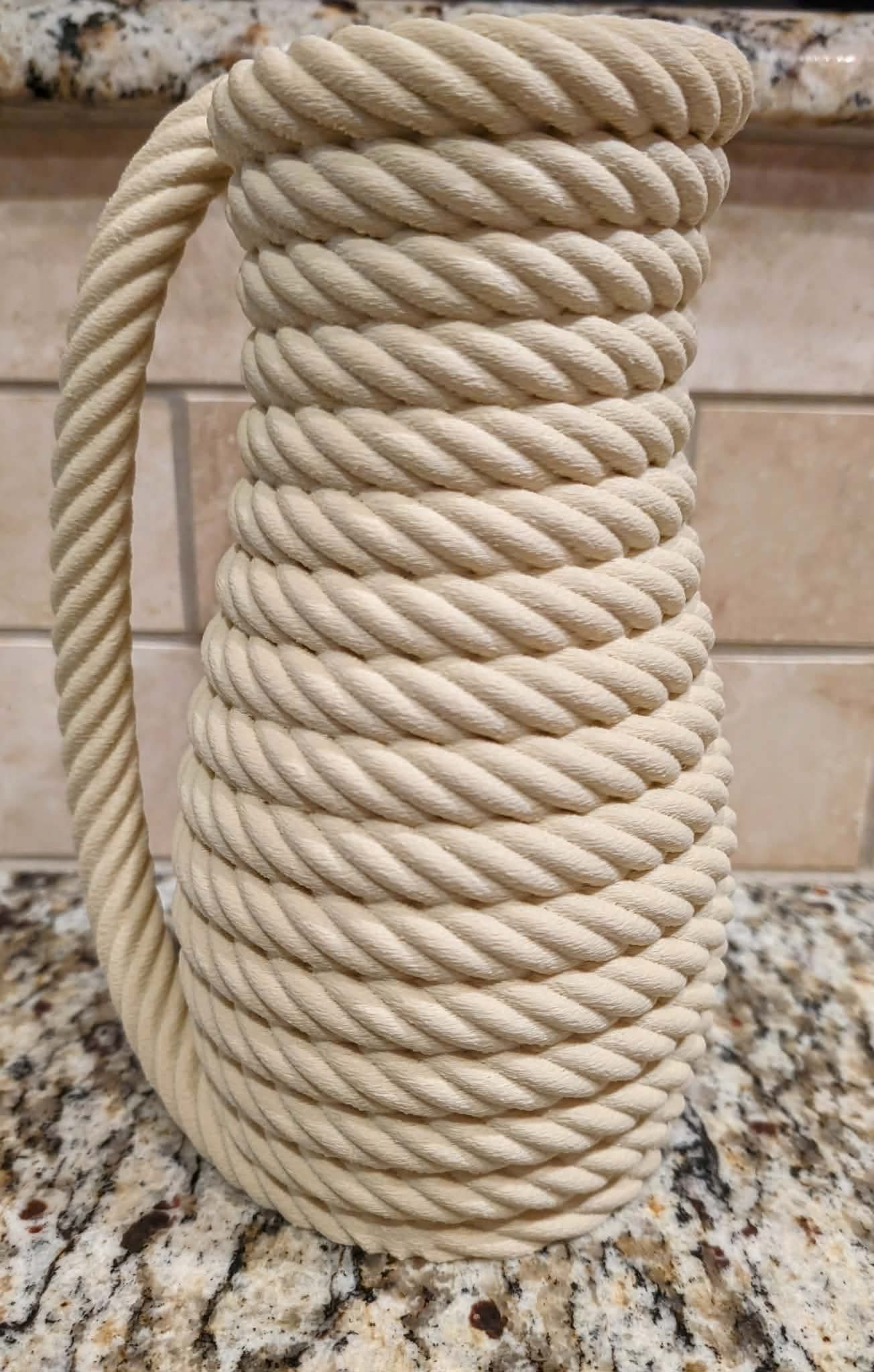 Coiled Rope Vase