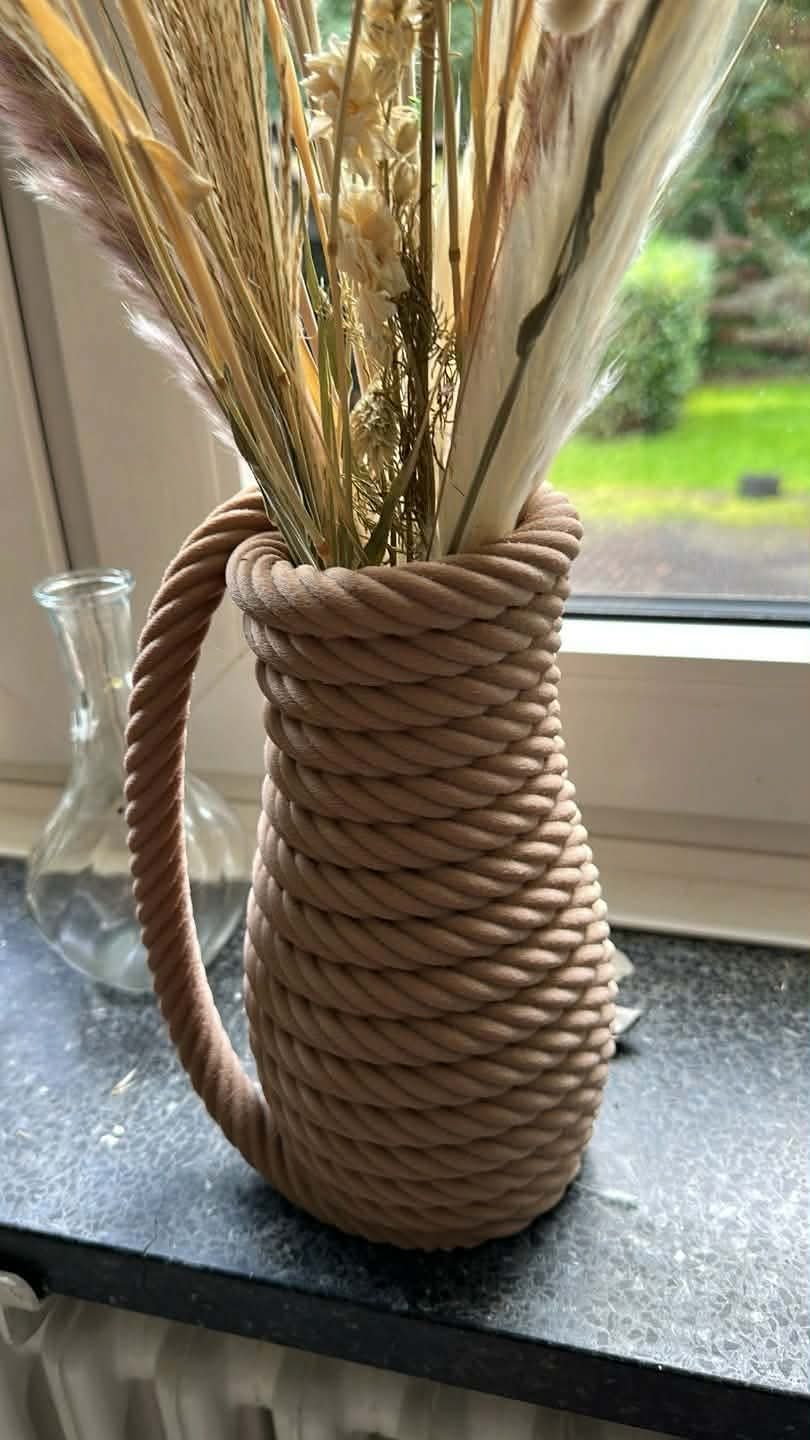 Coiled Rope Vase